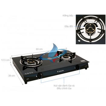 Bếp gas đôi Sakura SA-695SG Bếp gas đôi Sakura SA-695SG
